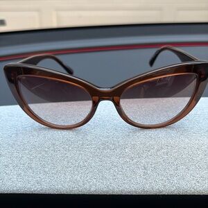 Versace Tortoise Shell Cat-Eye Sunglasses